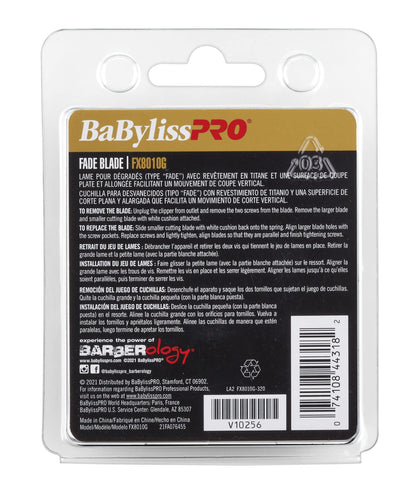 Replacement Fade Clipper Blades for FX870, FX825, FX673 Clippers and most 2-hole blade systems