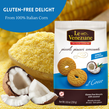Brava Guilia Gluten Free Dinner Gift Box and Dessert Kit With Organic Pasta, Olive Oil, Tomato Sauce and Cookies all made in Italy