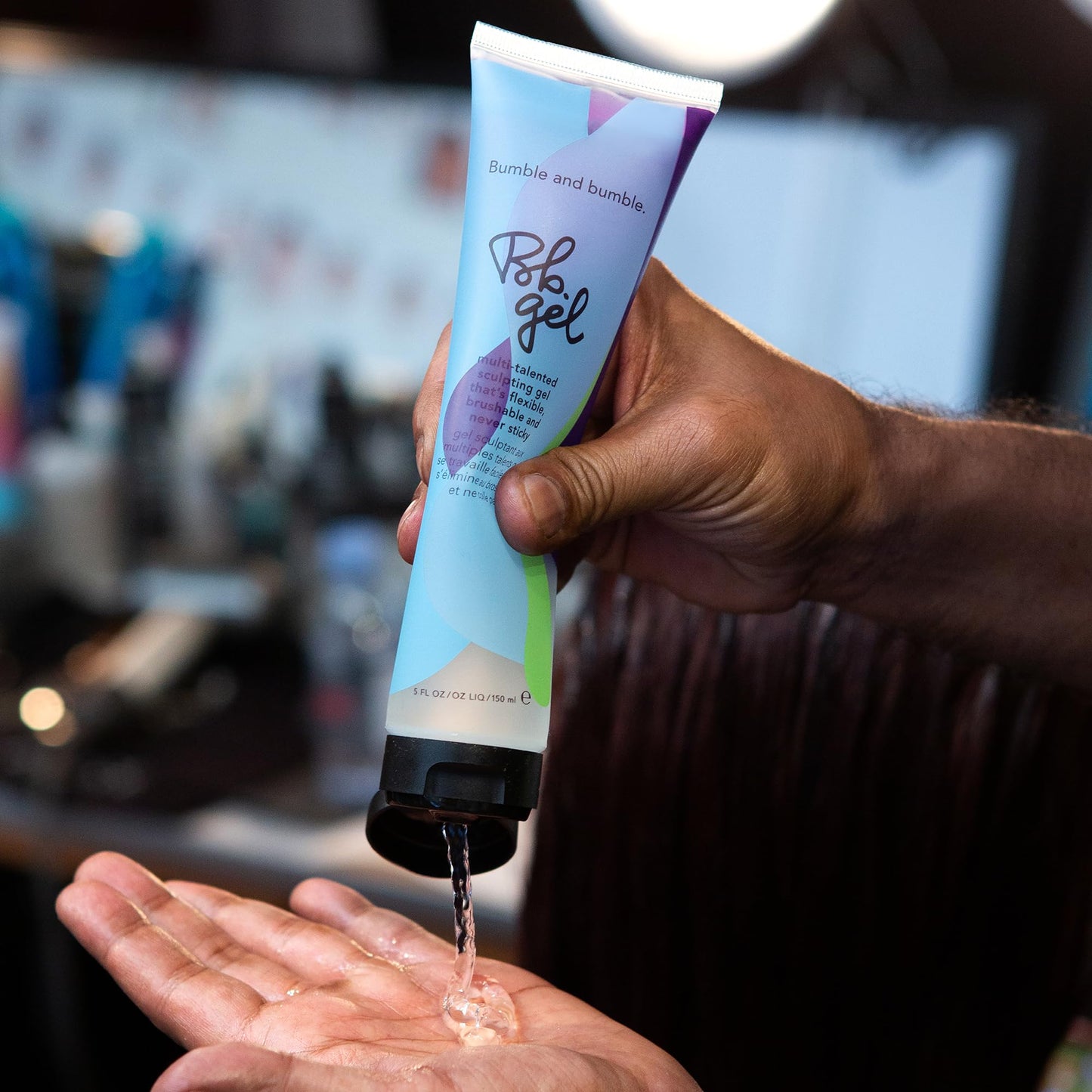 Bumble and bumble. Hair Gel Sculpting Medium | Flexible + Brushable |Adds Shine | Flake Free Finish| For All Curly, Wavy, Straight Hair Types, 5 Fl Oz