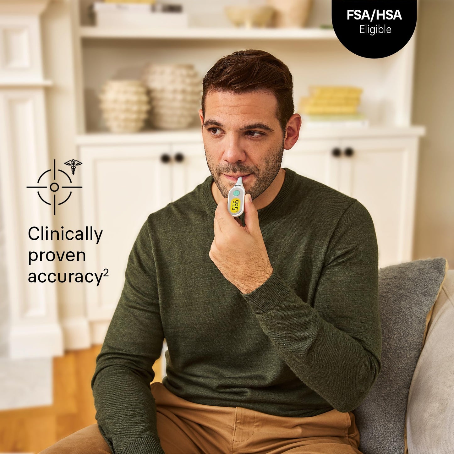 Braun Digital Thermometer, Clinically Accurate, Color Coded Fever Guidance for Baby, Toddlers, Kids & Adults, Oral, Rectal or Underarm use, No 1 Brand Recommended by Pediatricians