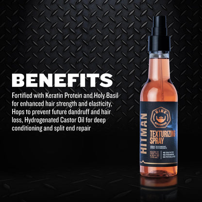 GIBS Grooming Hitman Texturizing Spray, 5 Fl Oz