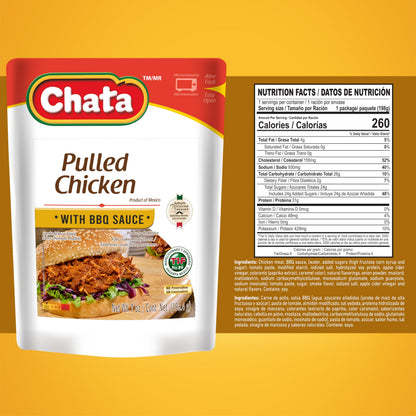 Chata Pulled Chicken Pouch 7 OZ