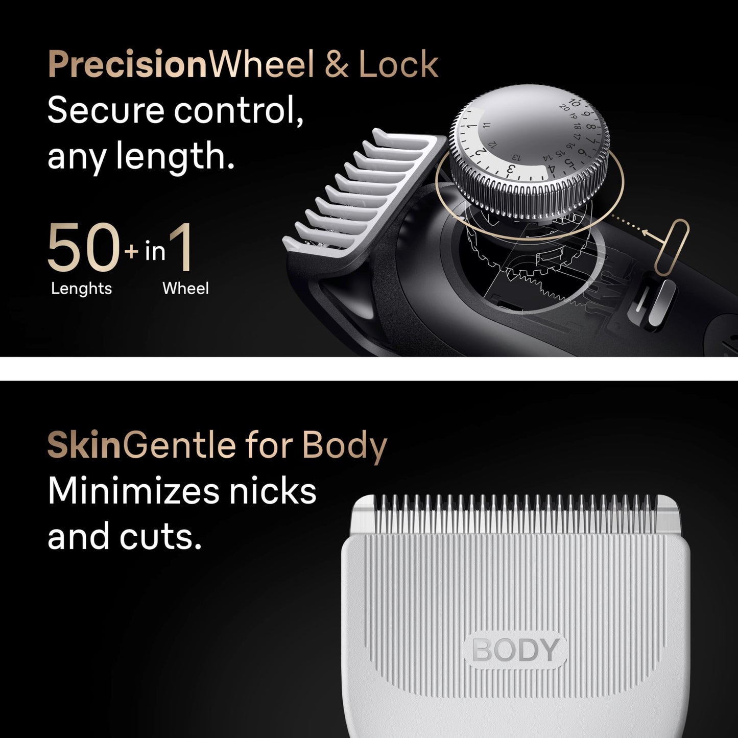 Braun Series 9 PRO All-in-One Beard & Body Grooming Kit for Men, Cordless Trimmer, Hair Clippers & Shaver for Face, Hair & Body with Gillette Labs Razor, AIO 9550
