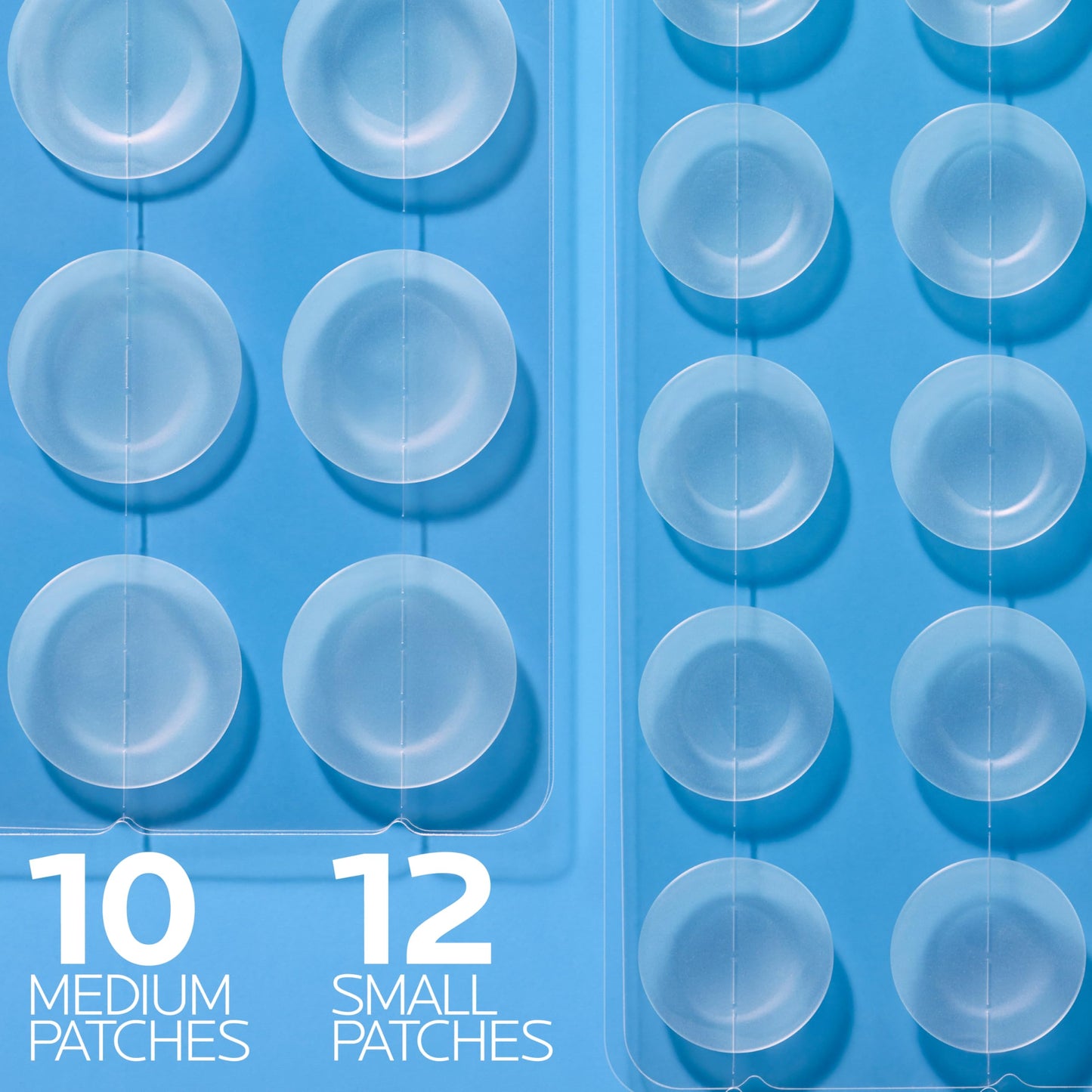 La Roche-Posay Effaclar Multi-Target Blemish Patches, Hydrocolloid Pimple Patches For Face Shields, Targets & Absorbs, Suitable Under Makeup, 22 Patches, 12 Small Size & 10 Medium Size