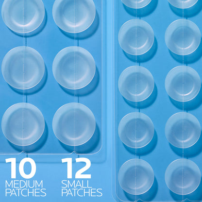 La Roche-Posay Effaclar Multi-Target Blemish Patches, Hydrocolloid Pimple Patches For Face Shields, Targets & Absorbs, Suitable Under Makeup, 22 Patches, 12 Small Size & 10 Medium Size