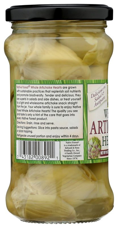 NATIVE FOREST Whole Artichoke Hearts, 9.9 OZ