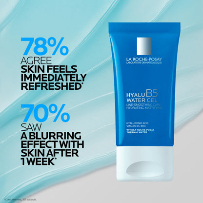 La Roche-Posay Hyalu B5 Water Gel Face Moisturizer, Hydrating Face Cream With Hyaluronic Acid, Lightweight & Non-Comedogenic, Minimizes Pores, All Skin Types & Sensitive Skin Tested, 1.35 fl oz