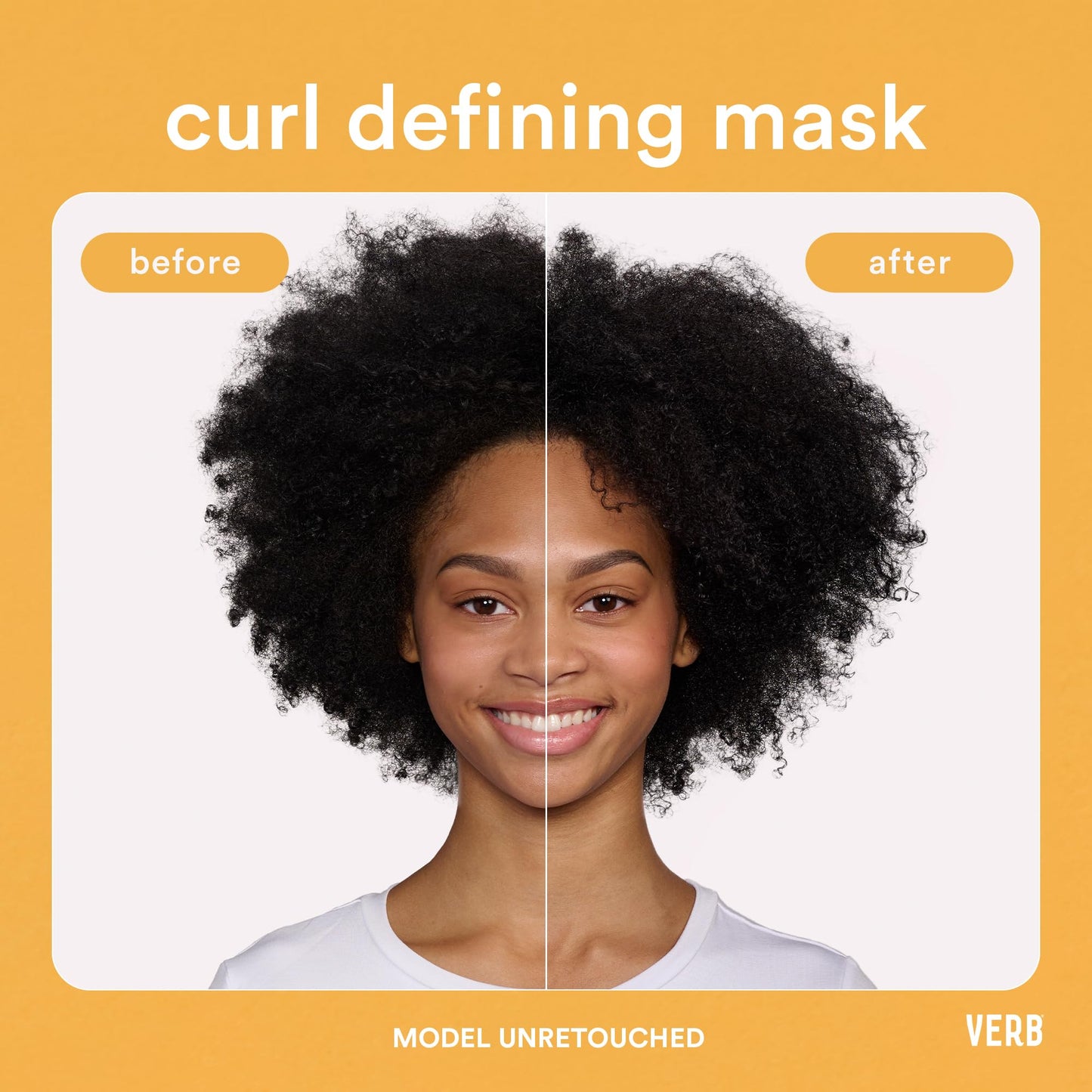 VERB Curl Defining Mask - Curl Definition + Retention - Moisturize + Reduce Frizz - Vegan, No Parabens or Harmful Sulfates