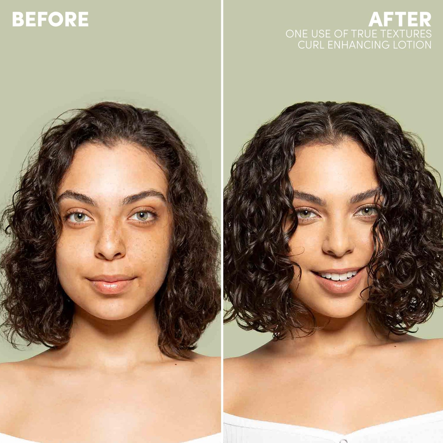 Mizani True Textures Curl Enhancing Lotion - Leave In Curl Cream for Curly Hair with Coconut Oil & Olive Oil, Frizz Control, Adds Hair Shine, No Drying Alcohols, Paraben-Free