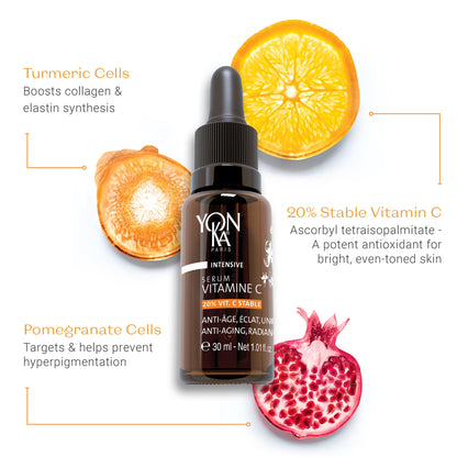 Yon-Ka 20% Vitamin C Serum | Highly Concentrated Anti-Aging Face Treatment to Even Tone, Firm Skin Texture and Boost Collagen | Made with 99% Narural Ingredients