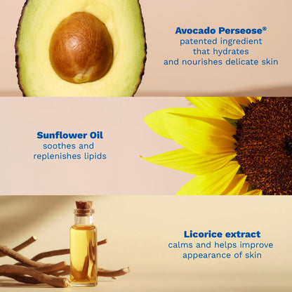Mustela Stelatopia Eczema-Prone Skin Emollient Baby Face Cream - Face Moisturizer with Natural Avocado & Sunflower Oil - Fragrance-Free - 1.35 Fl Oz (Pack of 1)