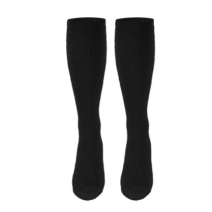 Truform Diabetic Compression Socks for Men and Women, 8-15 mmHg Knee High Over Calf Length, Black, X-Small