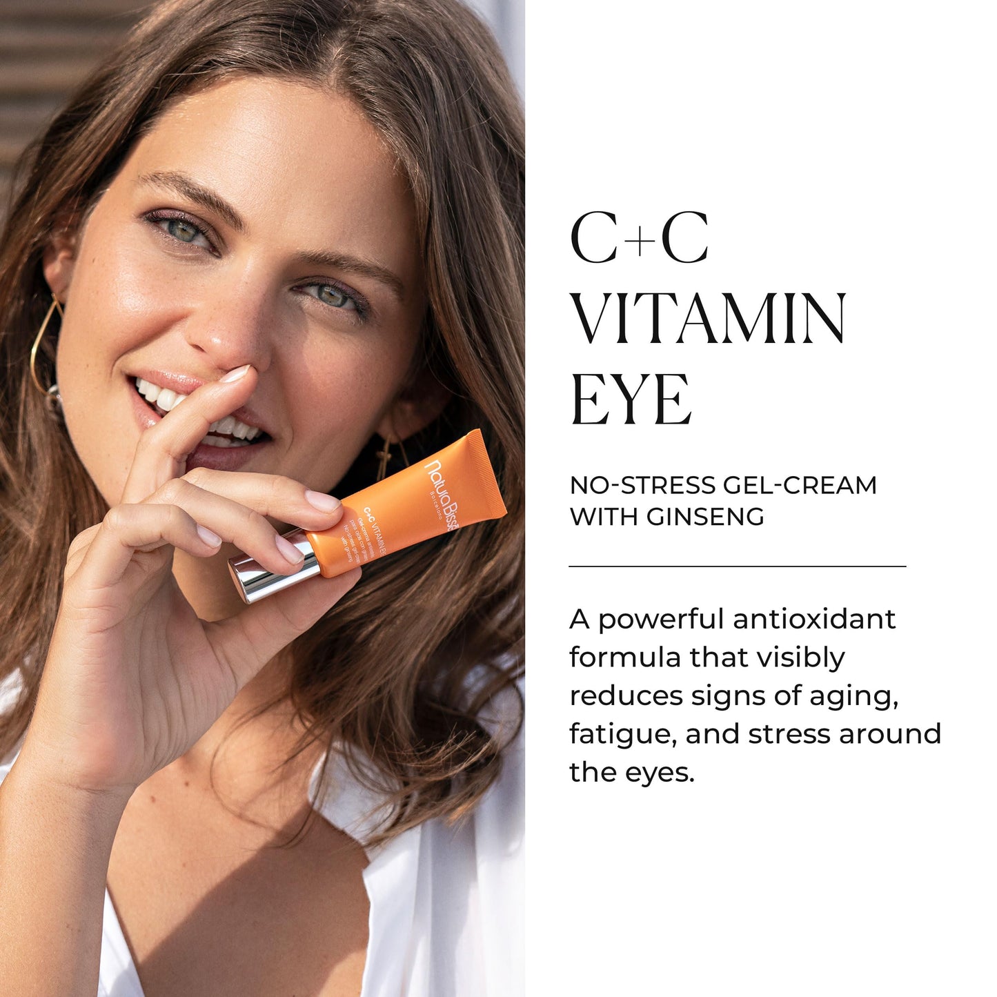 Natura Bissé C+C Vitamin Eye, Anti-Stress Eye Contour Gel-Cream, Firms, Energizes & Rejuvenates, 0.5 Oz