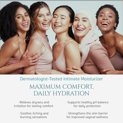 LOVV Instimoist Vulva |2 Oz| Moisturizer Lotion Fast Absorbing with Hyaluronic Acid Prebiotics and Probiotics for Daily Feminine Care Soothes Dryness and Restores Balance to Sensitive Intimate Skin