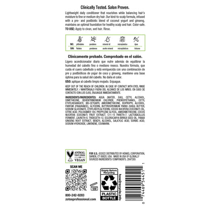 Biotera Moisturizing Conditioner | Hydrates & Moisturizes Dry, Medium, Fine Hair | Microbiome Friendly | Vegan & Animal Test Free | Paraben Free | Color-Safe