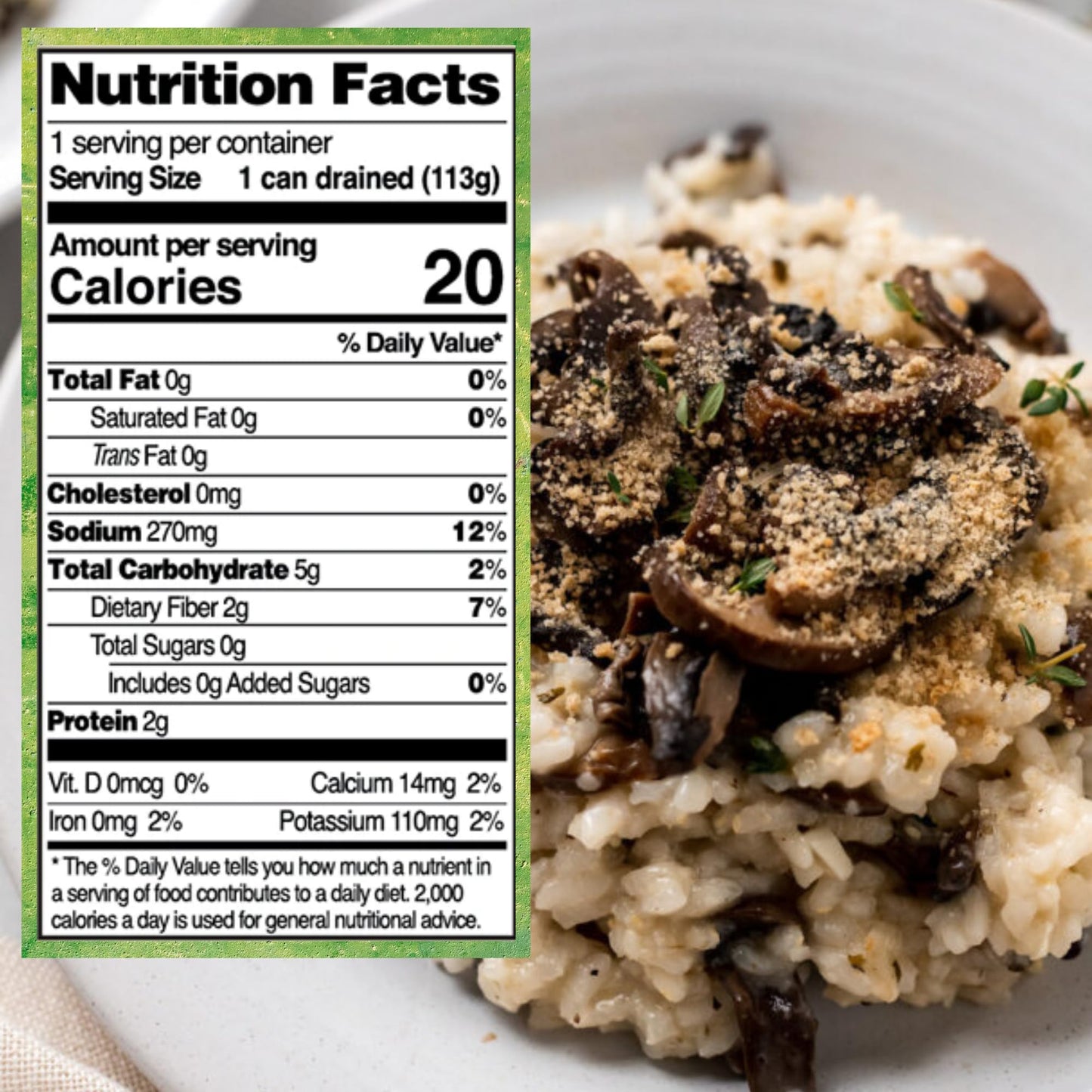 Native Forest Organic Mushrooms Pieces & Stems - Canned Mushrooms, Low Fat, Low Calories, Non-GMO Project Verified, USDA Organic - 6.5 Oz (Pack of 12)