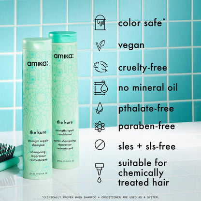 amika Mane menders Strength Repair Wash + Care Set