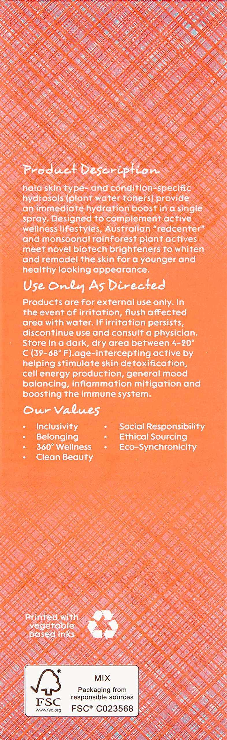haia I am Passionate - Tasmanian Pepperberry Hydrosol Toner
