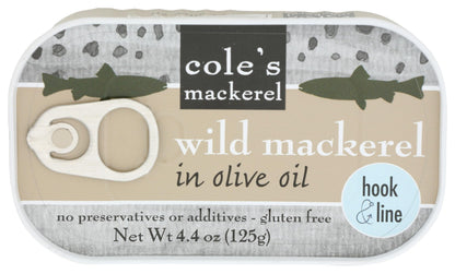 COLES MACKEREL OLIVE OIL 4.4 oz