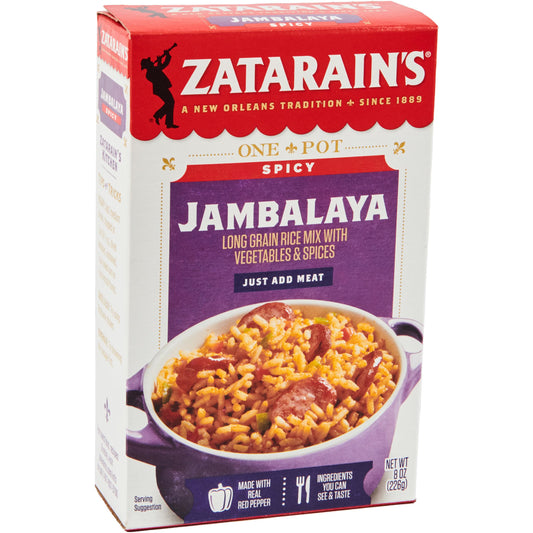 Zatarain's Spicy Jambalaya Mix, 8 oz (Pack of 8)