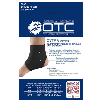 OTC Ankle Support, Slip-on Style, Neoprene