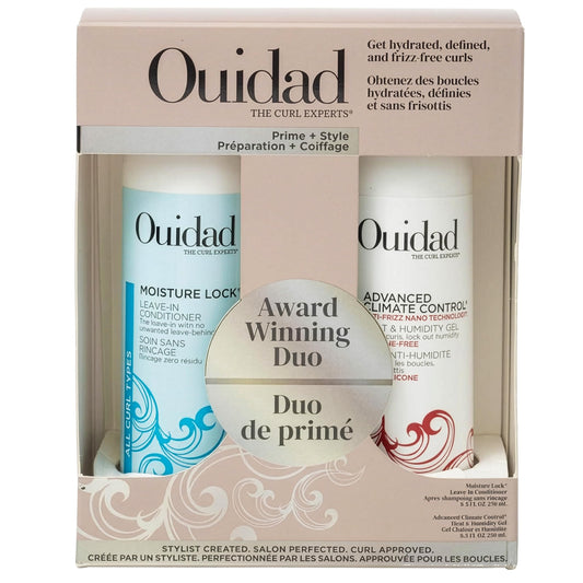Ouidad Styling Kit Formulated For All Curl Types – Curly Hair Routine Bundles, Advanced Climate Control and Moisture Lock, Fight Frizz & Add Hydration, Perfect For Gifting, Silicone and Sulfate-Free
