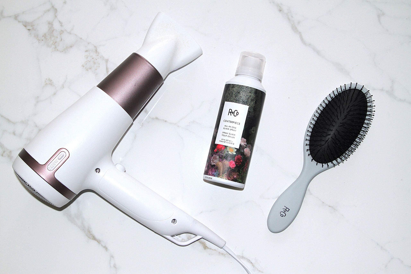 R+Co Centerpiece All-In-One Elixir Spray Travel | Hydrating + Fortifying + Repair | Vegan + Cruelty-Free | 1.5 Oz
