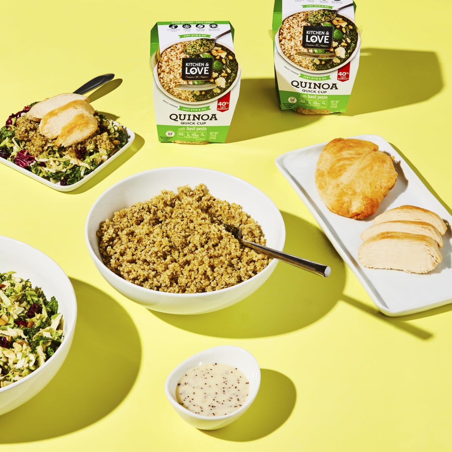 Kitchen & Love Quinoa Quick Meal Variety Box 6-Pack | Gluten Free, Ready-to-Eat, No Refrigeration Required