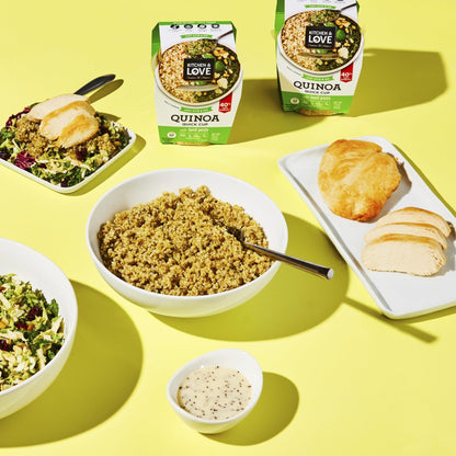 Kitchen & Love Quinoa Quick Meal Variety Box 6-Pack | Gluten Free, Ready-to-Eat, No Refrigeration Required
