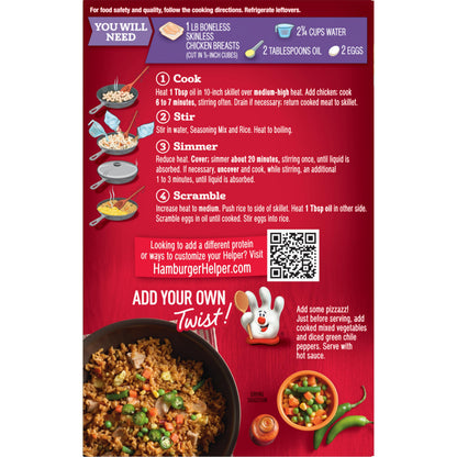 Chicken Helper Chicken Fried Rice, 7.0 Ounces, 12 per Case