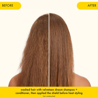 amika the shield anti-humidity spray | lightweight, invisible heat protection spray, contains UV filters, for smooth, frizz free hair