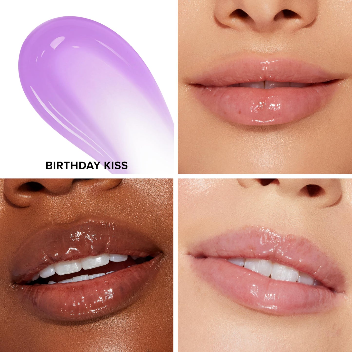 Too Faced Kissing Jelly Lip Oil Gloss | Hydrating Lip Oil + Gloss Hybrid for Instant Moisture and Shine