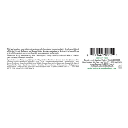 Mario Badescu Caviar Night Cream for Women Anti Aging Ultra-Rich Face Cream Formulated with Revitalizing Caviar Extract & Smoothing Elastin, Ideal for Dry or Sensitive Skin, 1 Oz