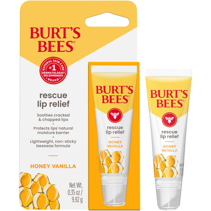 Burt's Bees Easter Basket Stuffers, Lip Balm, Beeswax, Cucumber Mint, Coconut & Pear, and Vanilla Bean, With Responsibly Sourced Beeswax, Tint-Free, Natural Origin Lip Treatment, 4 Tubes, 0.15 oz.