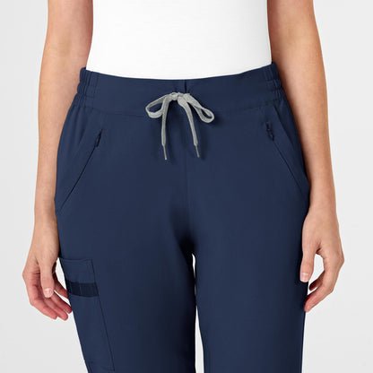 WonderWink Womens Jogger Medical Scrubs Pants, Navy, X-Large US