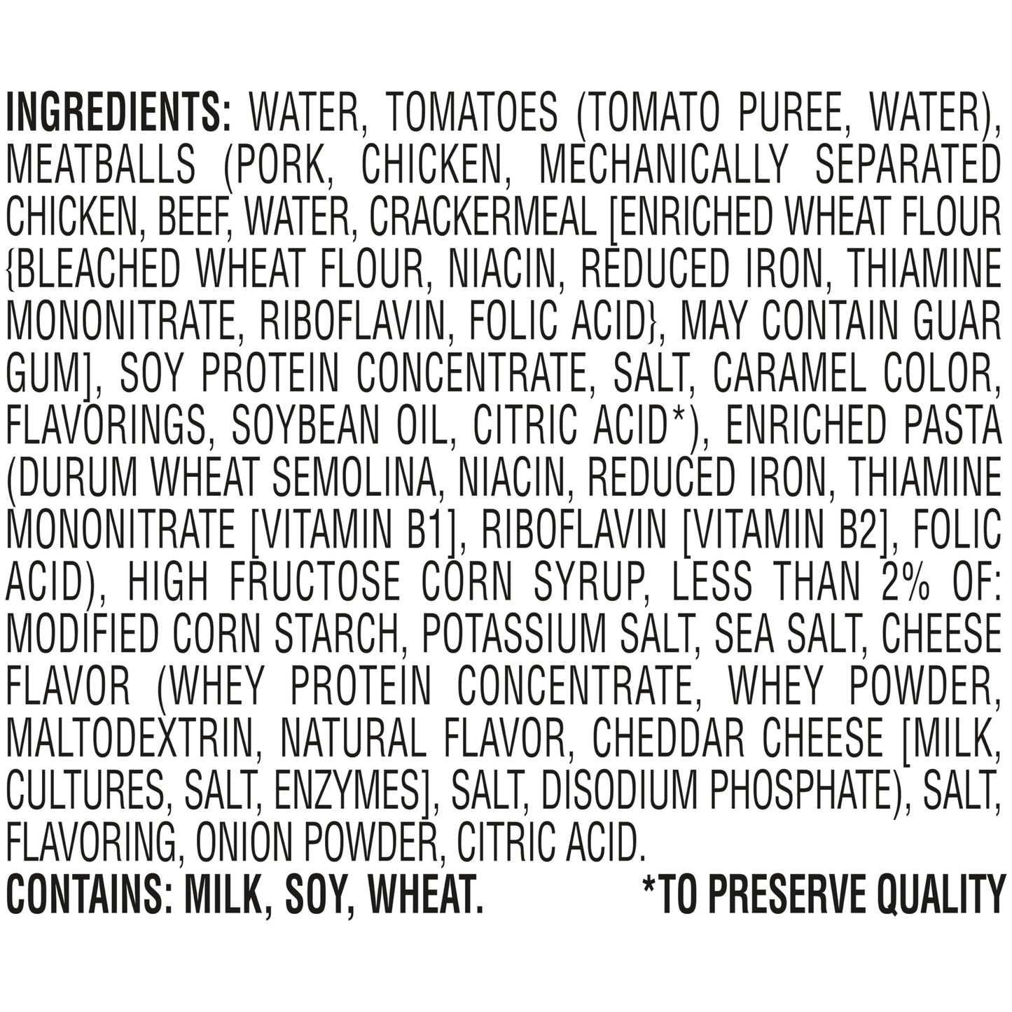 Chef Boyardee Mini ABC's and 123's with Meatballs, 15 oz, 4 Pack