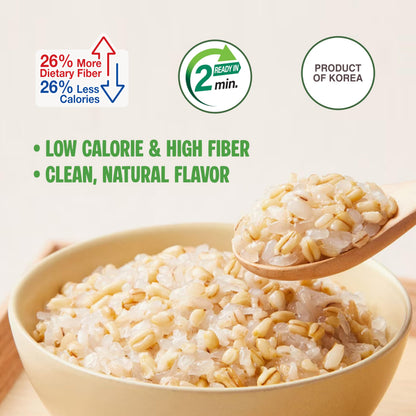Jayone Instant Cooked Rice, Pantry Staple Bap, Sticky, Microwavable, Shelf Stable Asian Bap, Product of Korea, 5.3 oz (Pack of 4 / Oat Konjac Rice)