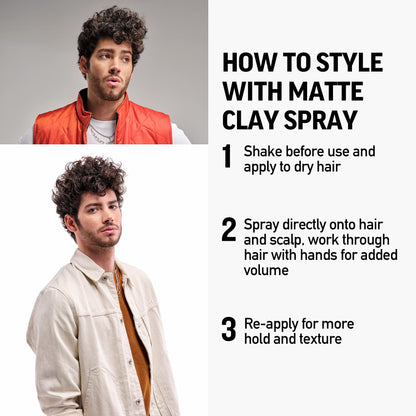 American Crew Matte Clay Spray 5.1 Fl Oz (Pack of 2)