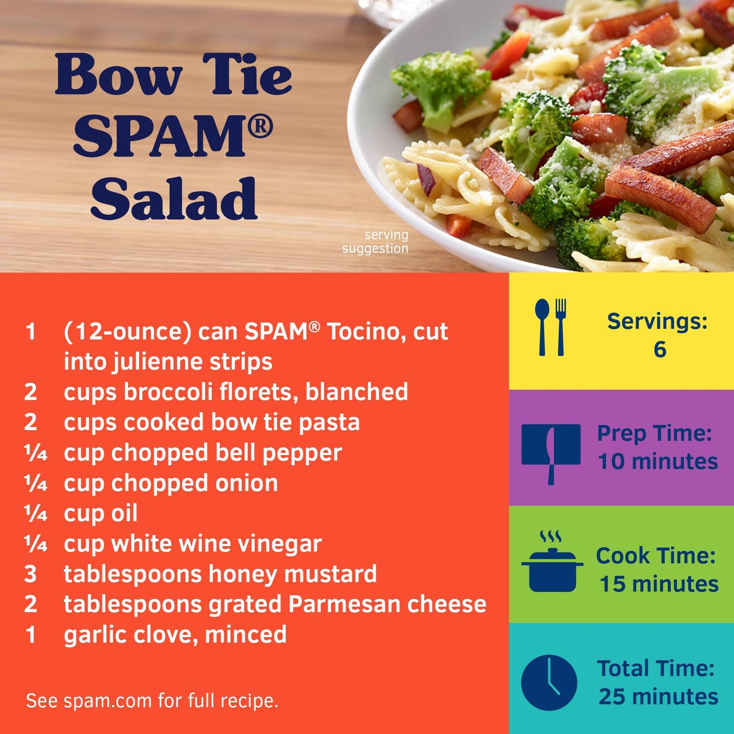 SPAM with Tocino Seasoning, 7 Grams of Protein Per Serving, 12 oz Can (12 Pack)