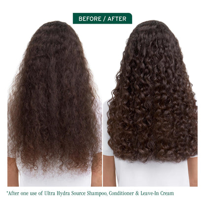 Biolage Ultra Hydra Source Leave-In Cream - Moisturizes & Controls Frizz, For Very Dry, Thick, Hair, Infused with Micro-dosed with Cupuaçu Butter & Salicylic Acid