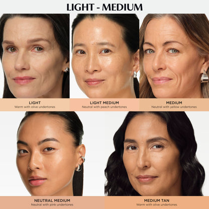 IT Cosmetics CC+ Nude Glow - Medium Coverage Foundation with SPF 40 & Brightening Glow Serum, Lightweight Skin Tint, 2% Niacinamide + Hyaluronic Acid, Up to 24H Hydration, Normal/Dry Skin - 1.08 fl oz