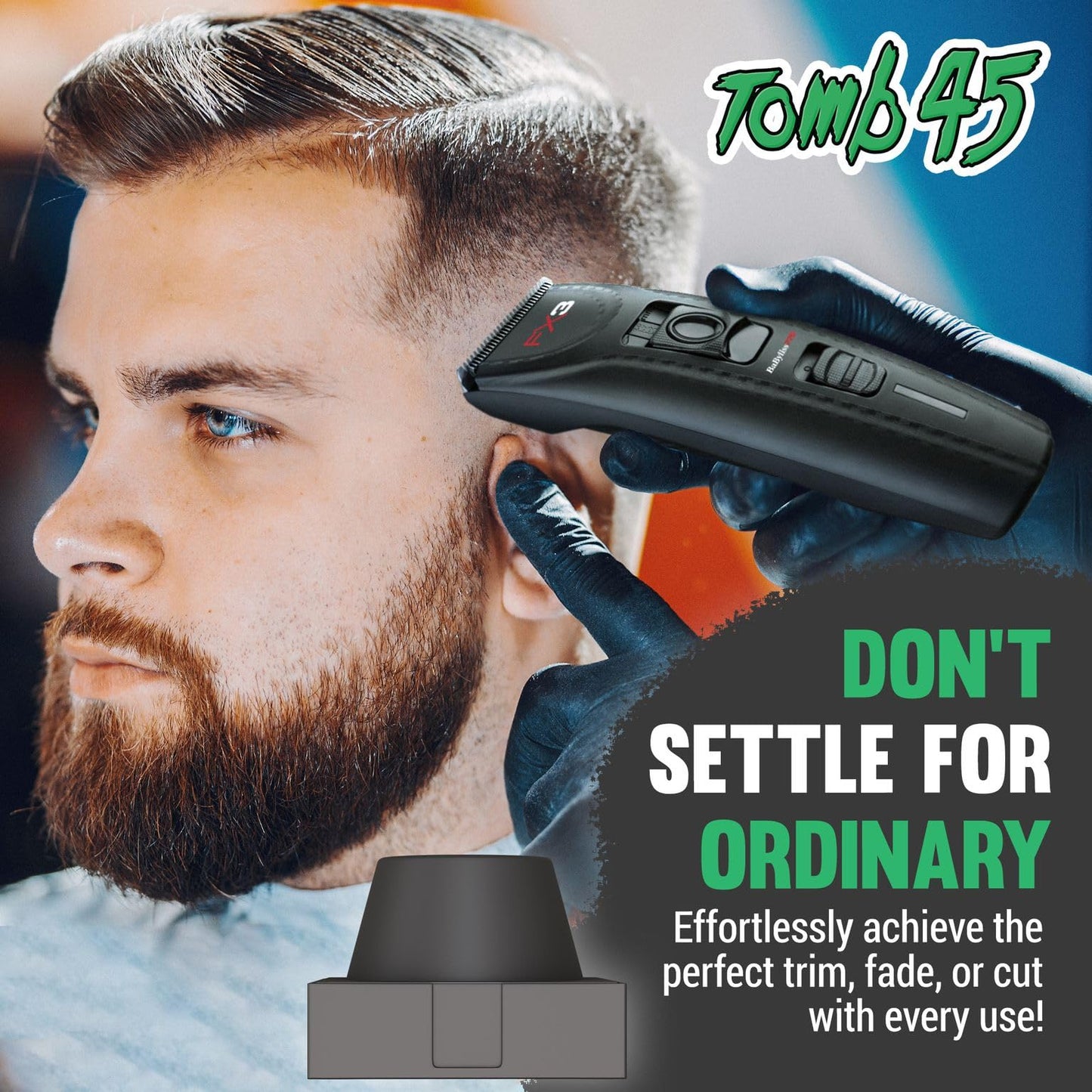 Tomb 45 Power Pod for Babyliss FX3 Hair Clippers - Wireless Charger for Hair Clipper - Charging Base