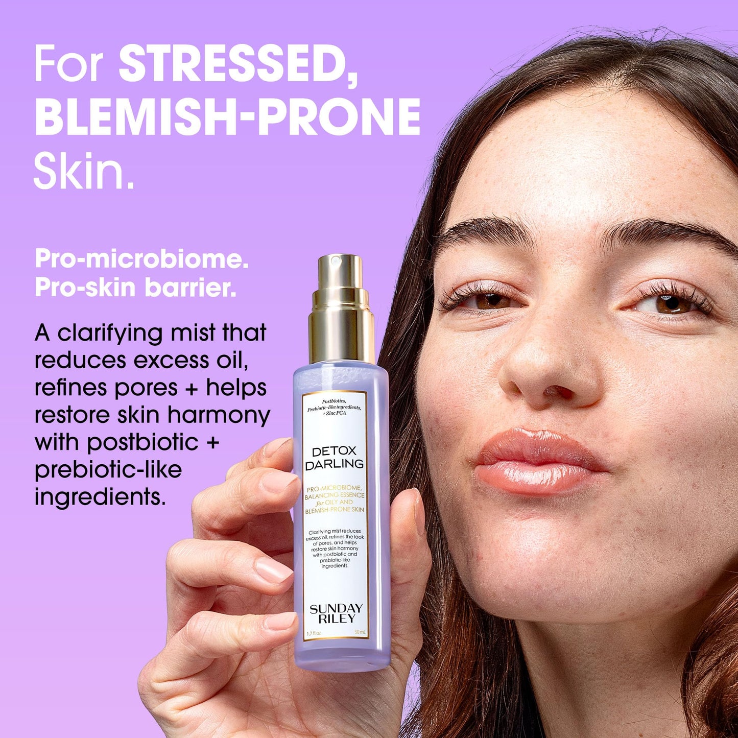 Sunday Riley Detox Darling Balancing Essence Mist for Oily and Blemish-Prone Skin