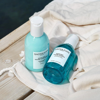 SACHAJUAN Ocean Mist Volume Shampoo | Lightweight Volumizing Shampoo for Fine Hair | Gently Cleanses, Body & Shine | Strengthens & Improves Elasticity | Paraben-Free, Vegan & Cruelty-Free | 3.4 oz