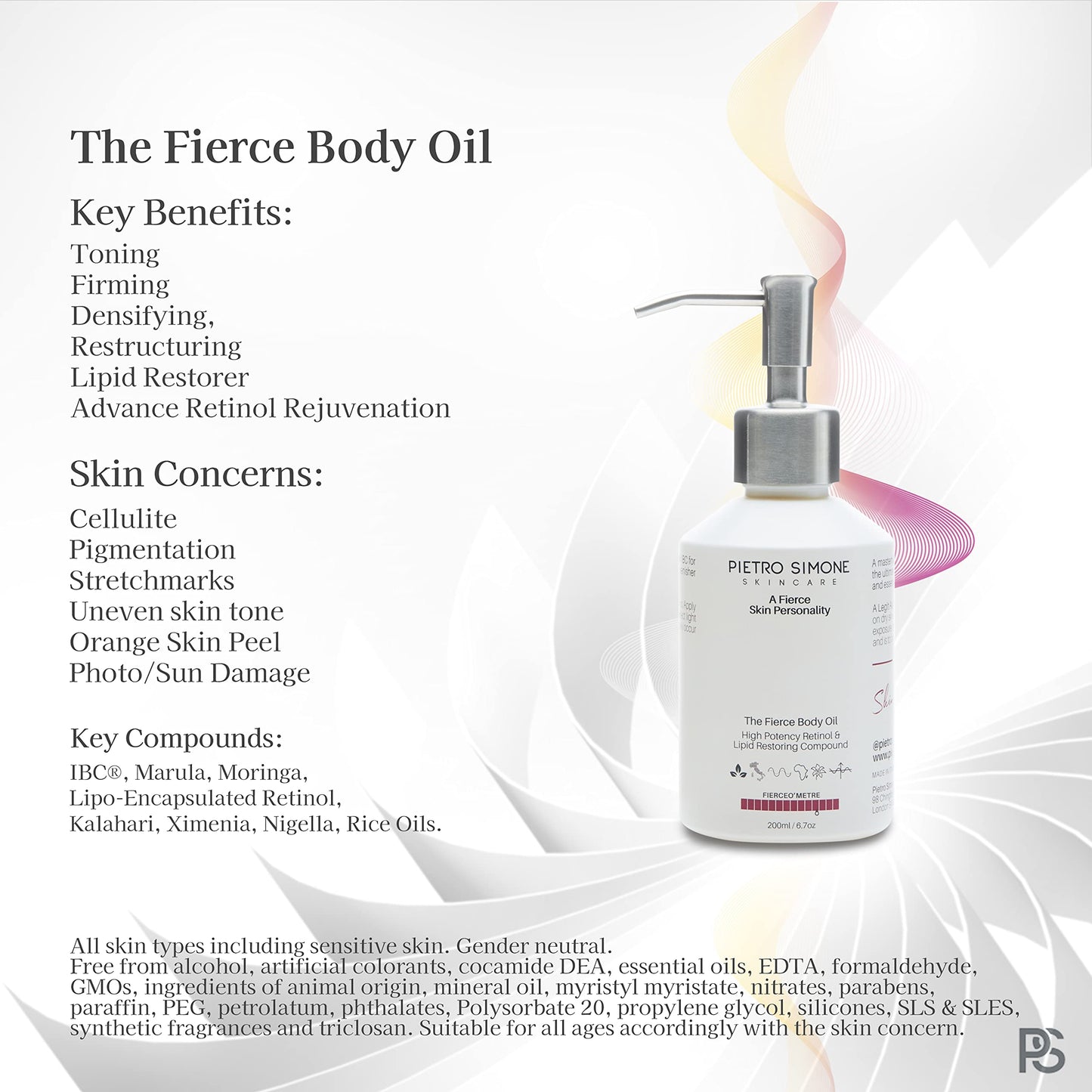 Pietro Simone Skincare Fierce Body