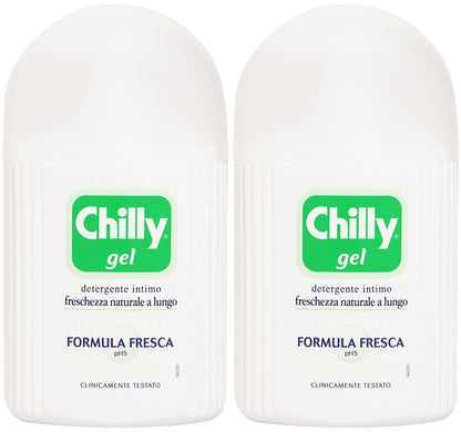 Chilly:"Formula Fresca" ("Fresh Formula") Gel Intimate Cleanser 6.76 Fluid Ounce (200ml) Package (Pack of 2)