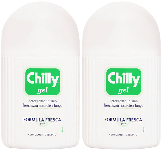 Chilly:"Formula Fresca" ("Fresh Formula") Gel Intimate Cleanser 6.76 Fluid Ounce (200ml) Package (Pack of 2)