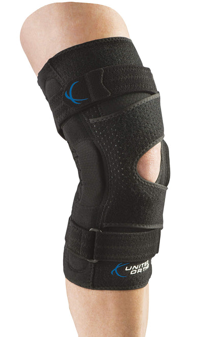 United Ortho 300092-05 Left Leg KulSkyn Patella Stabilizer Hinged Knee Brace, Medium