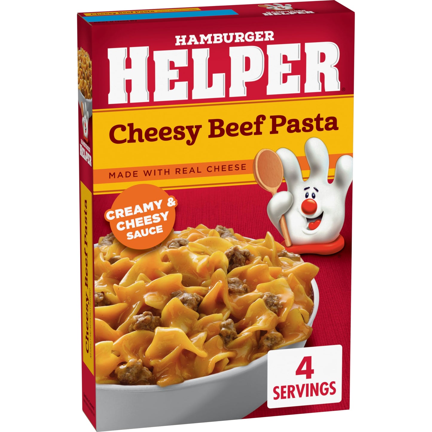 Hamburger Helper Cheesy Beef Pasta Meal (5.2 oz - 12 Pack) No Artificial Flavors, Ready in 3 Easy Steps, Quick Meals Perfect for Midweek Dinners, Busy Evenings & Families On-the-Go