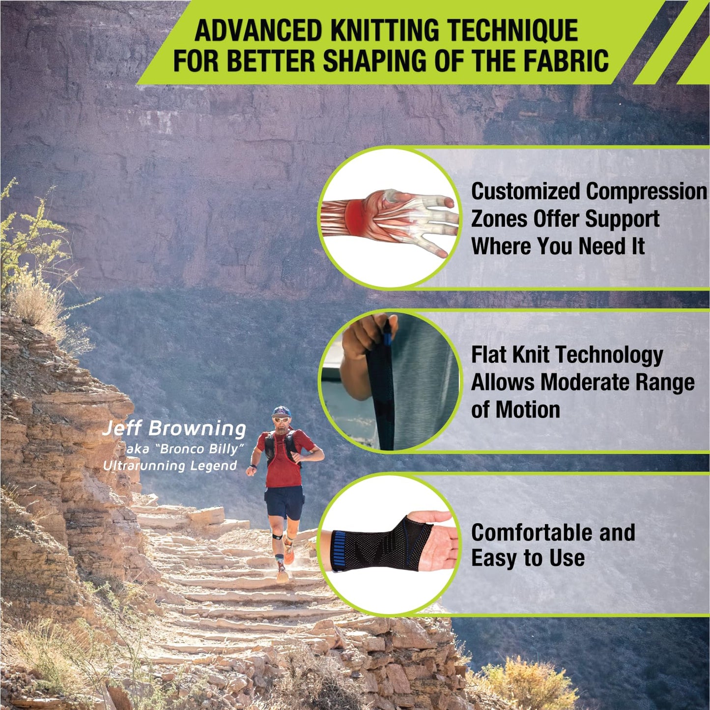 Pro-Tec Athletics 3D Flat Wrist Support, Wrist Brace, Compression Wraps, Pain Relief, Adjustable, Men & Women, Carpal Tunnel Pain Relief, Easy to Use, Working Out
